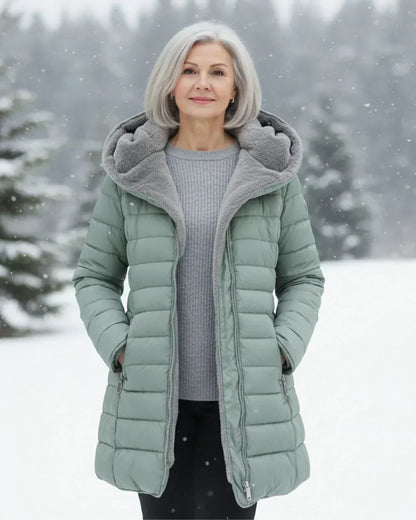 Tanya – Quilted Hooded Puffer Coat