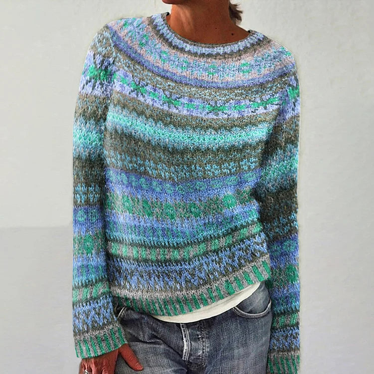 Betty – Striped Knit Sweater