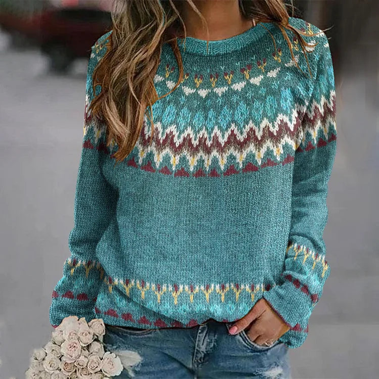 Margaret – Nordic Knit Fairisle Sweater