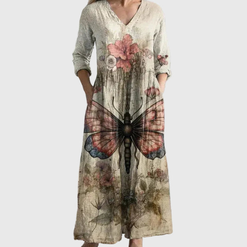Rosemary | Graceful Flowing Maxi Dress