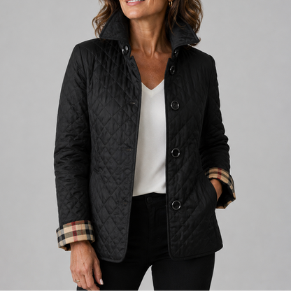Debra – Lightweight Quilted Button-Up Jacket
