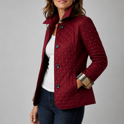 Debra – Lightweight Quilted Button-Up Jacket