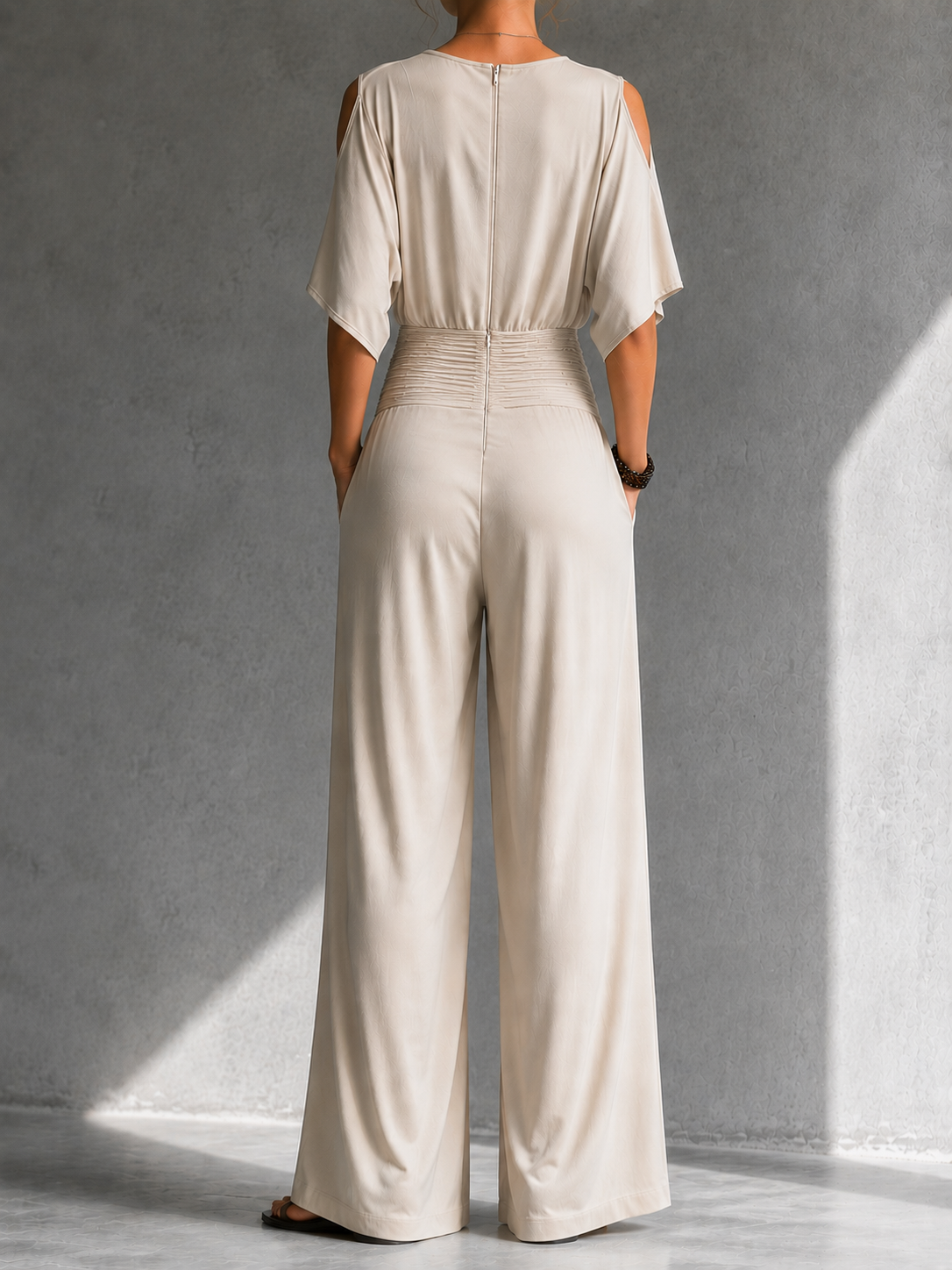 Danielle – Elegant Wide-Leg Wrap Jumpsuit