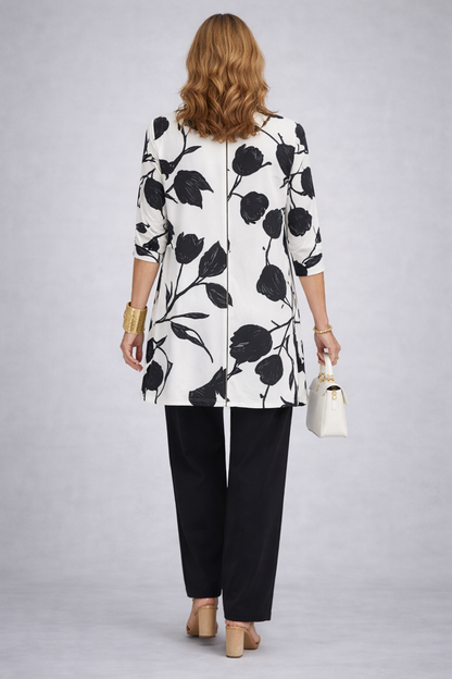 Amy – Floral Print Three-Piece Set