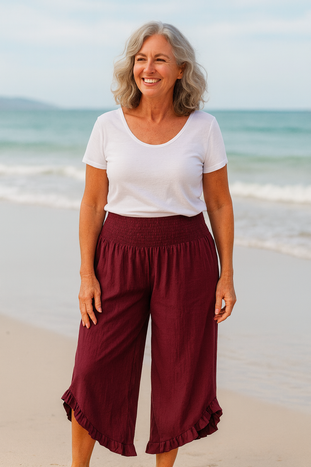 Clare | Linen-Look Ease Pants