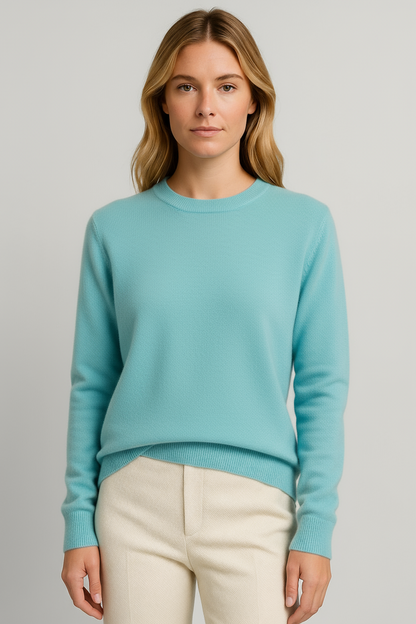 Shirley – Classic Crewneck Knit Sweater