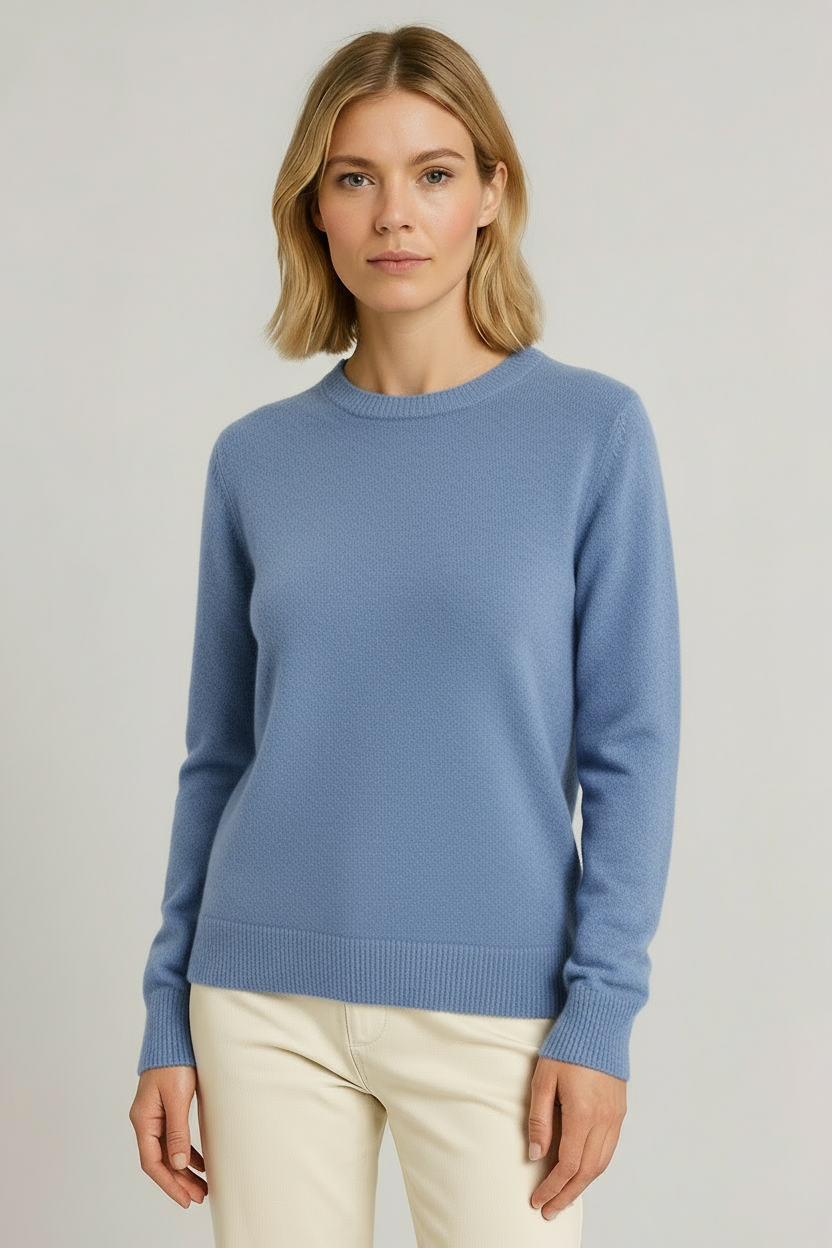 Shirley – Classic Crewneck Knit Sweater