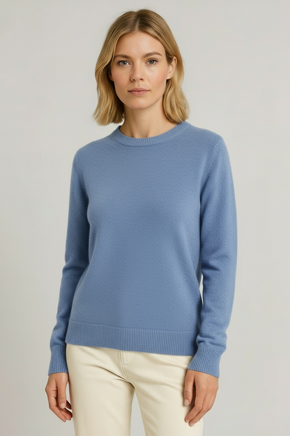 Shirley – Classic Crewneck Knit Sweater