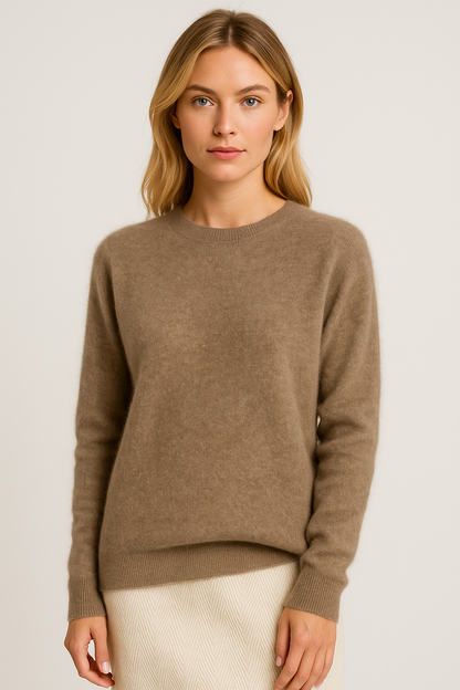 Shirley – Classic Crewneck Knit Sweater
