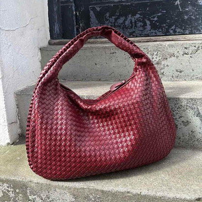 Allison – Woven Oversized Shoulder Handbag
