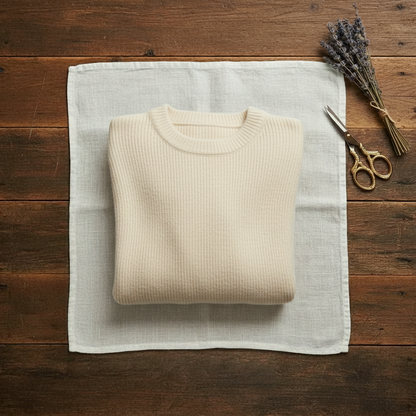 Luella – Ribbed Knit Crewneck Sweater