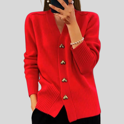Dana – Button-Front Knit Cardigan