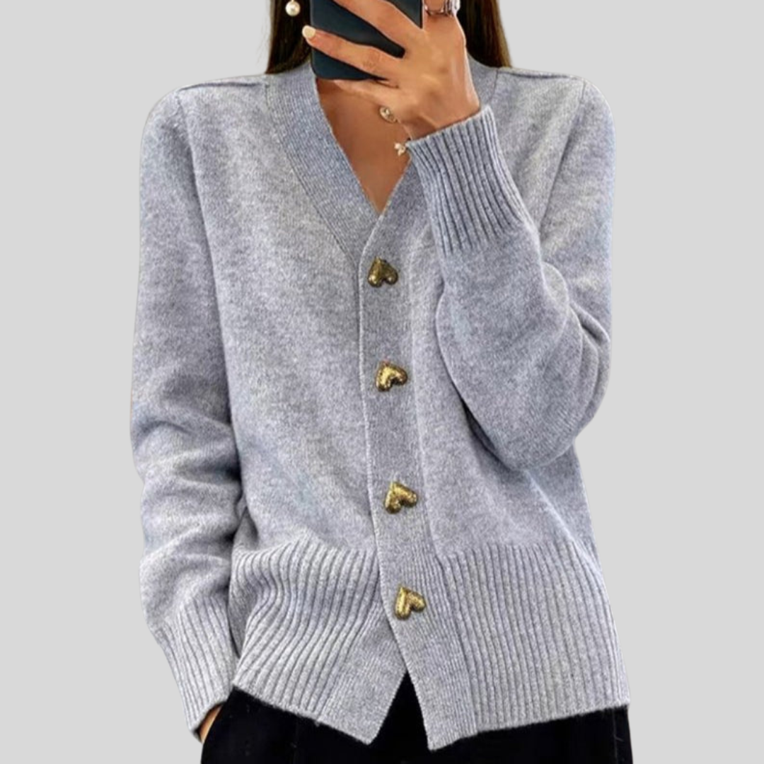 Dana – Button-Front Knit Cardigan