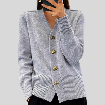 Dana – Button-Front Knit Cardigan