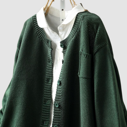 Francine – Cozy Knit Button-Up Cardigan