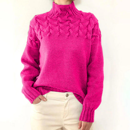 Myra – Cable Knit Turtleneck Sweater
