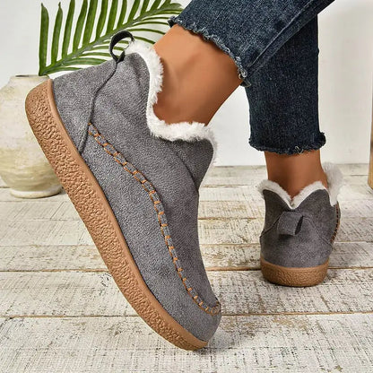 Janet – Fleece-Lined Cushioned Slip-On Shoes