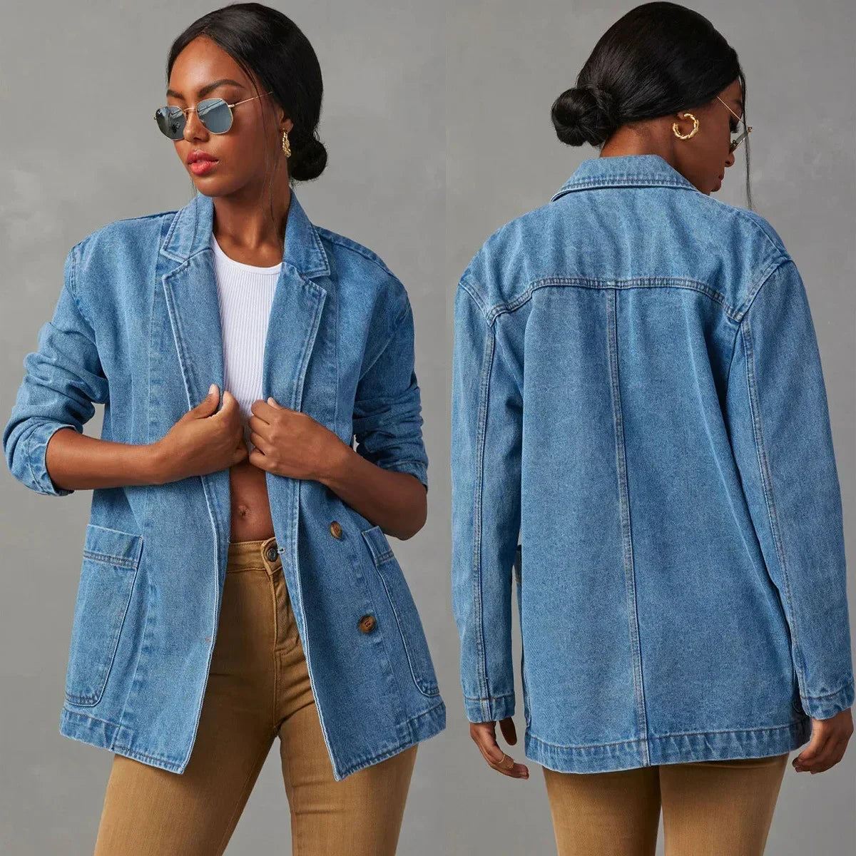 Marjorie | Denim Blazer
