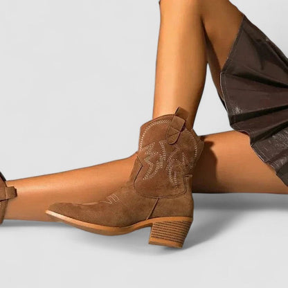Sonia – Orthopedic Western Ankle Boots