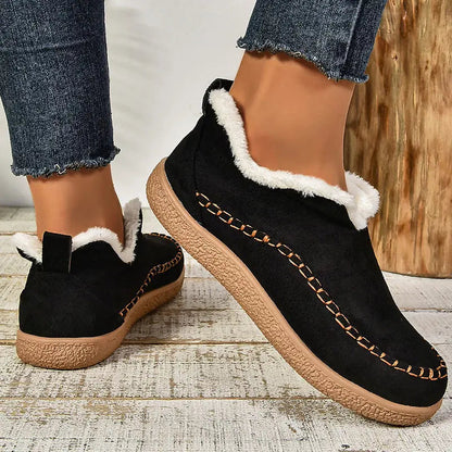 Janet – Fleece-Lined Cushioned Slip-On Shoes