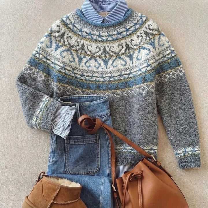Karen – Fair Isle Knit Sweater