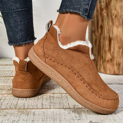 Janet – Fleece-Lined Cushioned Slip-On Shoes