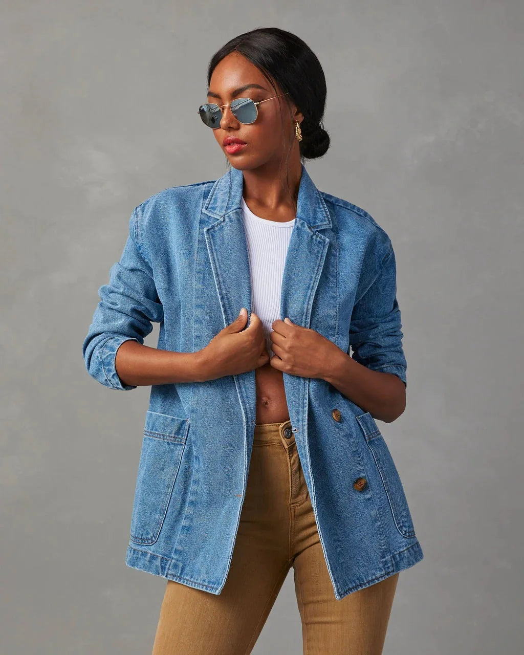 Marjorie | Denim Blazer