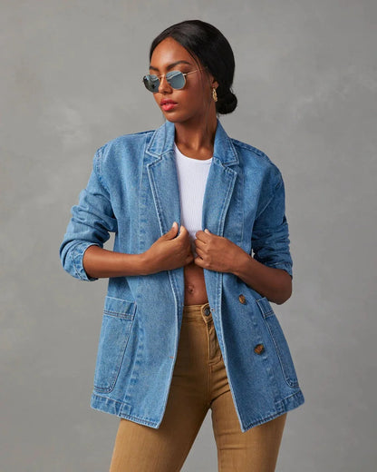 Marjorie | Denim Blazer