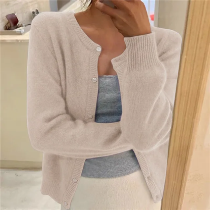 Rosemary – Soft Knit Button-Front Cardigan