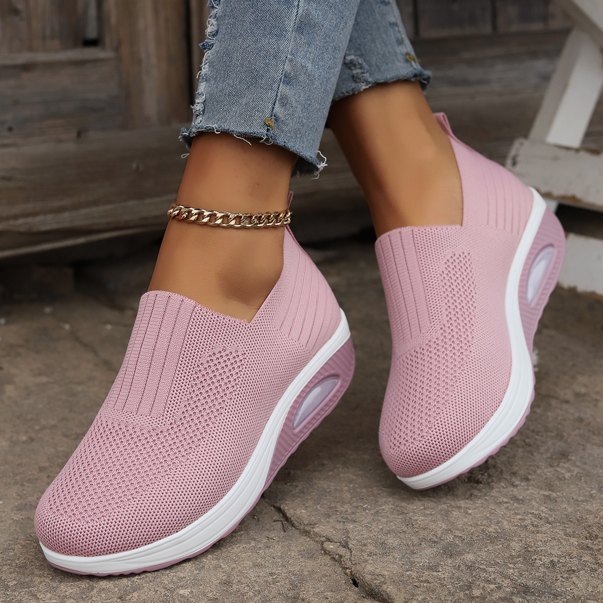 Karen – Orthopedic Slip-On Sneakers with Air Cushion