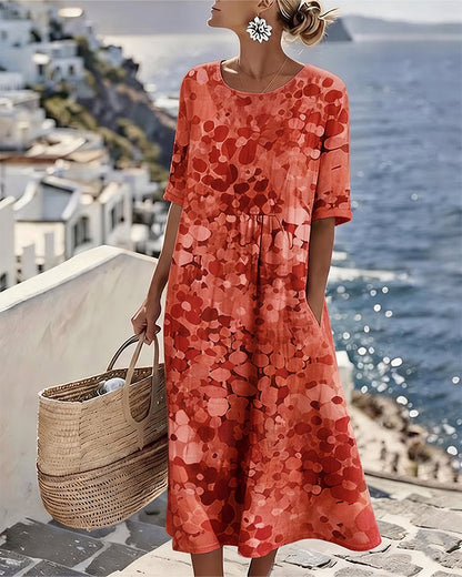 Sheri – Floral Print Midi Dress