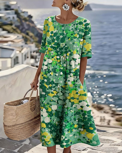 Sheri – Floral Print Midi Dress