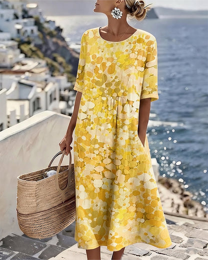 Sheri – Floral Print Midi Dress
