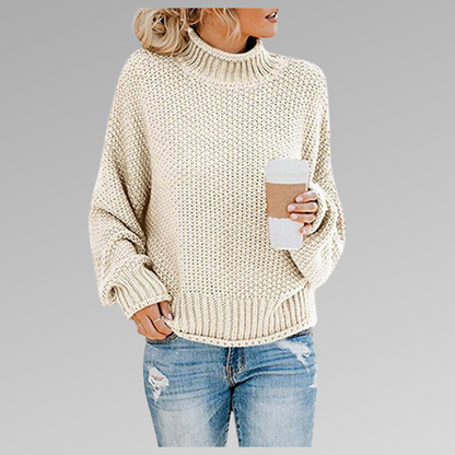 Sharon – Turtleneck Knit Sweater