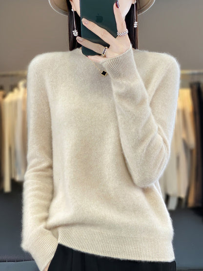 Leanne – Soft Knit Relaxed Crew Neck Sweater