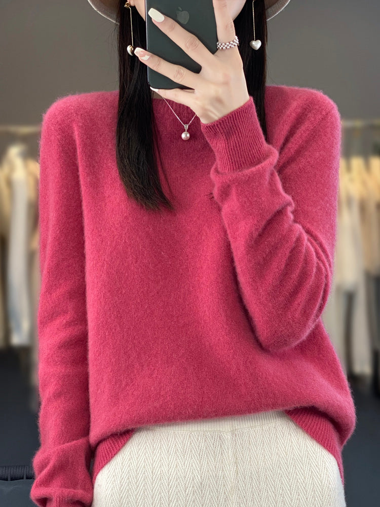 Leanne – Soft Knit Relaxed Crew Neck Sweater