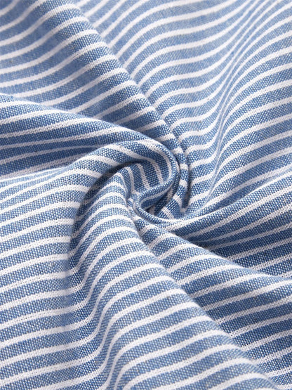 Amber | Striped Midi Dress – Effortless Comfort, Everyday Confidence