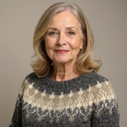 Lucille – Nordic Fair Isle Knit Sweater
