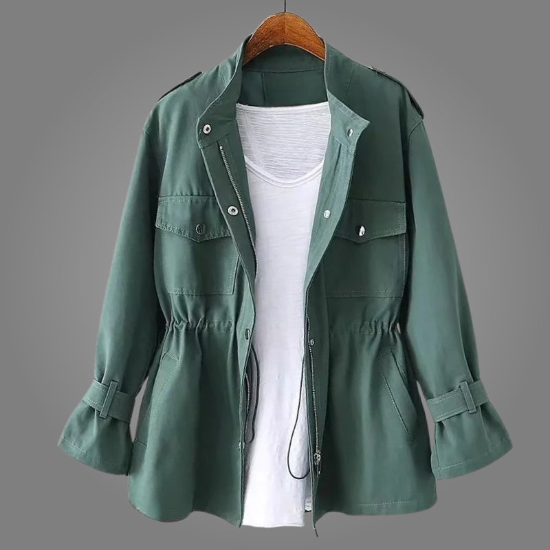 Shelley – Cinched Waist Utility Jacket