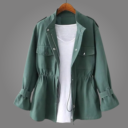 Shelley – Cinched Waist Utility Jacket