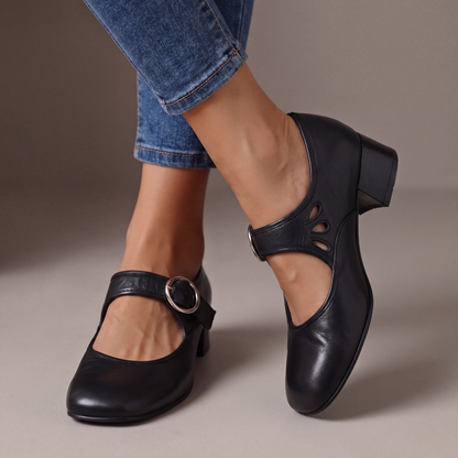 Mildred – Block Heel Mary Jane Shoes