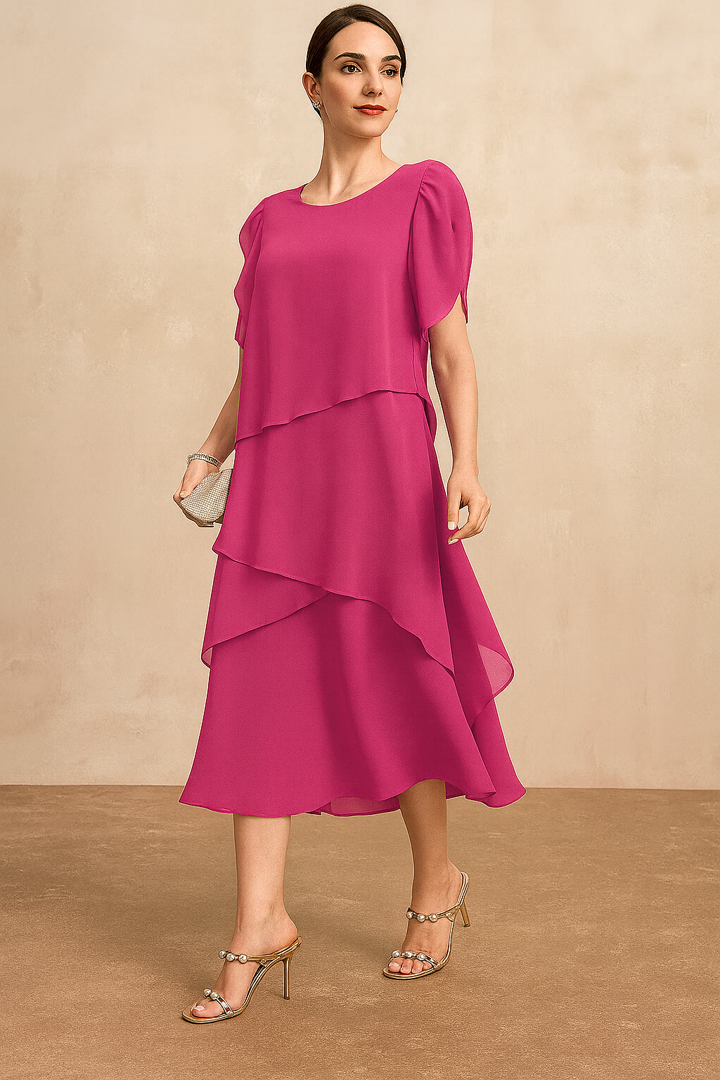 Texas | Layered Chiffon Pants Set
