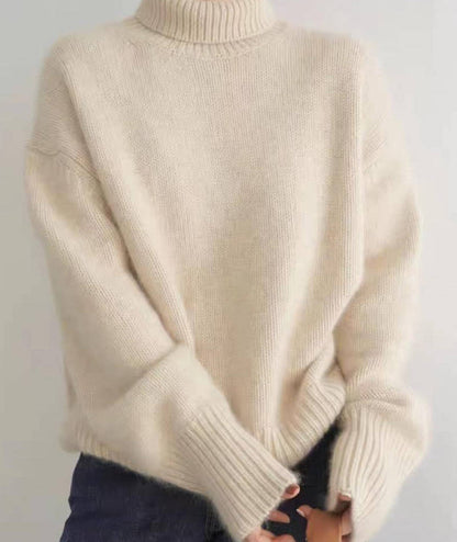 Nicole – Turtleneck Knit Oversized Sweater