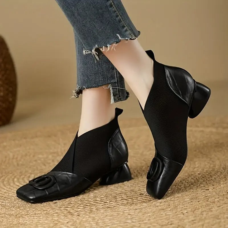 Idelle – Orthopedic Ankle Boots with Cushioned Support