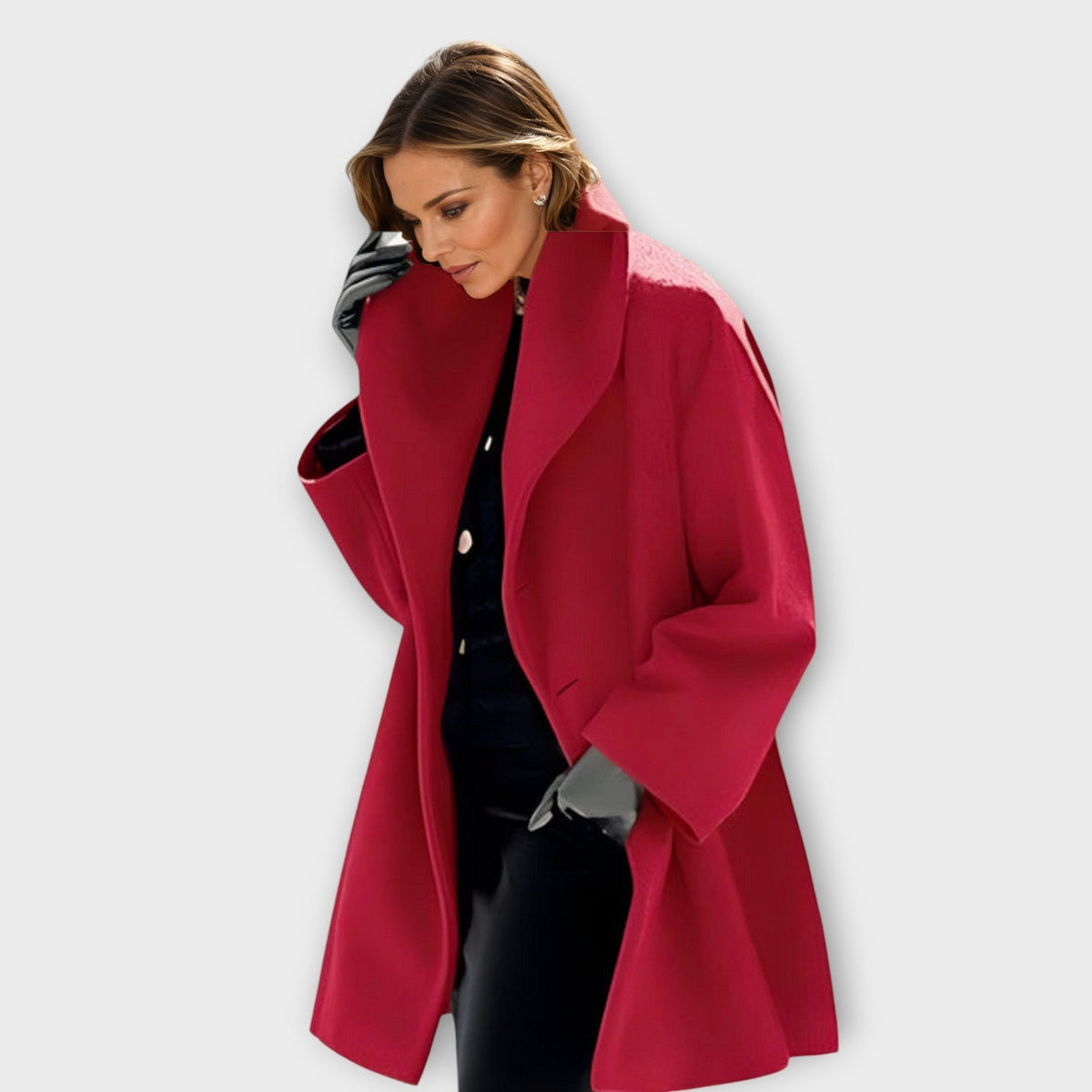 Crystal – Oversized Lapel Coat