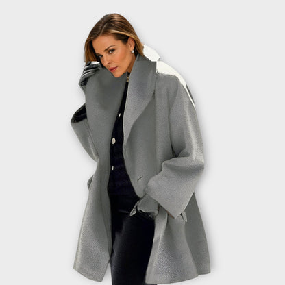 Crystal – Oversized Lapel Coat