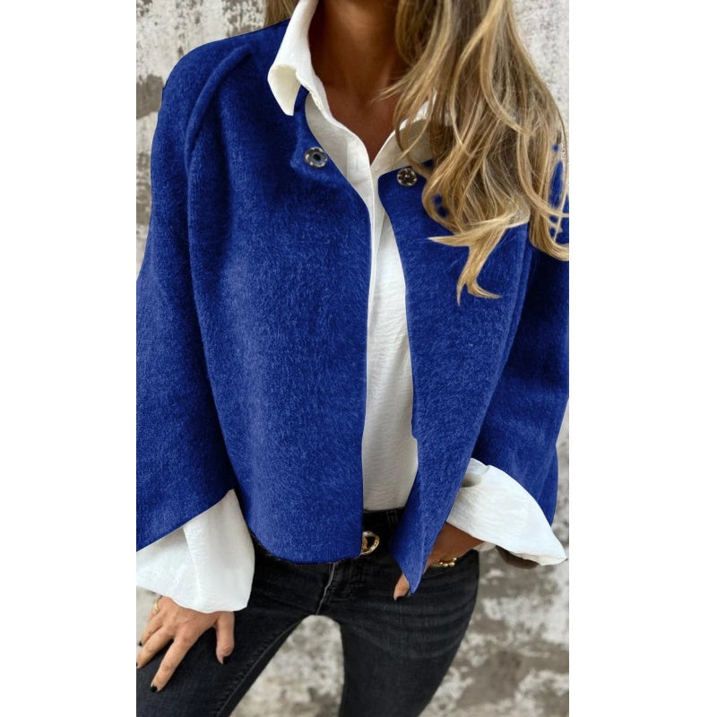 Victoria – Cropped Button-Front Knit Cardigan