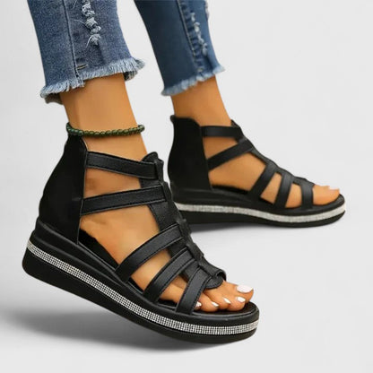 Carlee | Orthopedic Strass Sandals