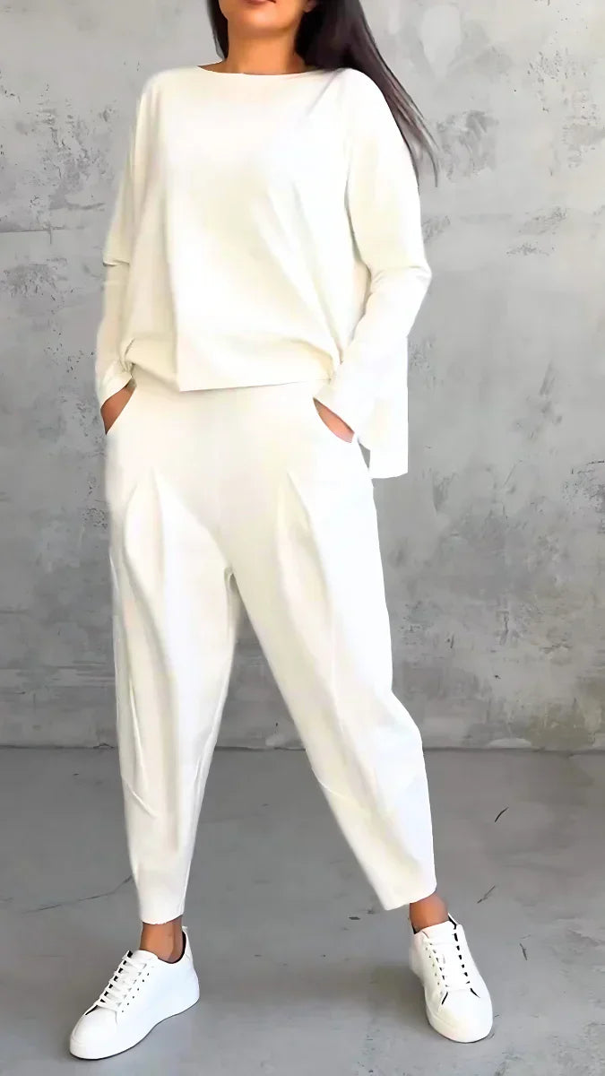 Danielle – Relaxed Longsleeve Top and Pants Set