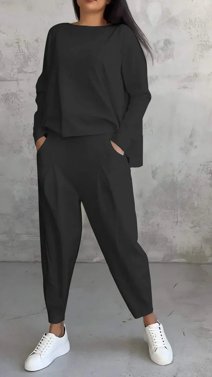 Danielle – Relaxed Longsleeve Top and Pants Set